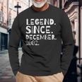 Legende Seit Dezember 2002 Geburtsmonat Herren Damen Langarmshirts Geschenke für alte Männer