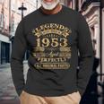 Legenden 1953 Geburtstag Langarmshirts, 70er Jahre Mann Jubiläum Tee Geschenke für alte Männer