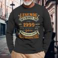 Legenden Wurden Im 1999 Geboren 24 Geburtstag 24 Jahre Langarmshirts Geschenke für alte Männer