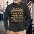 Legenden Wurden Im Januar 1933 Geschenk 90 Geburtstag Mann V4 Langarmshirts Geschenke für alte Männer