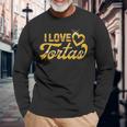 I Love Tortas Classic Long Sleeve T-Shirt Gifts for Old Men