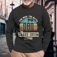 Man Myth Legend Dad Snare Drum Amazing Drummer Long Sleeve T-Shirt Gifts for Old Men