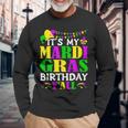 Mardi Gras Birthday Costume Its My Mardi Gras Birthday Yall Long Sleeve T-Shirt Gifts for Old Men