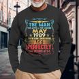 May 1989 The Man Myth Legend 34 Year Old Birthday Long Sleeve T-Shirt Gifts for Old Men