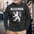 Mcgowan Clan Scottish Family Name Scotland Heraldry Men Women Long Sleeve T-shirt Graphic Print Unisex Gifts for Old Men