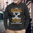 Mechanic Diesel Mechanic I Cant Fix Stupid Long Sleeve T-Shirt T-Shirt Gifts for Old Men