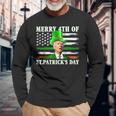 Merry 4Th Of St Patricks Day Joe Biden St Patricks Day Long Sleeve T-Shirt Gifts for Old Men