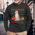 Merry Catmas Cat Ugly Christmas Burmilla Mom Dad Long Sleeve T-Shirt T-Shirt Gifts for Old Men