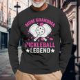 Mom Grandma Pickleball Legende Langarmshirts für Frauen Geschenke für alte Männer