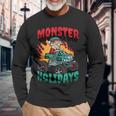 Monster Ferien Weihnachtsmann Elf Langarmshirts Geschenke für alte Männer