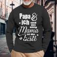 Muttertagsgeschenk Für Mama Papa Ich Sind Uns Einig Langarmshirts Geschenke für alte Männer