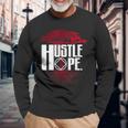 Narcotics Anonymous Hustle Hope Recovery Na Aa Sobriety Long Sleeve T-Shirt T-Shirt Gifts for Old Men