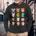 New Year Chinese 2023 Zodiac Animal Lunar New Year Long Sleeve T-Shirt Gifts for Old Men