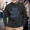 No Day Off United States Postal Service Shirt Men Women Long Sleeve T-Shirt T-shirt Graphic Print Gifts for Old Men