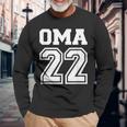 Oma 2022 Schwangerschaft Verkünden V2 Langarmshirts Geschenke für alte Männer