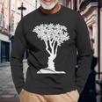 Optical Illusion Tree Man Woman Faces Long Sleeve T-Shirt T-Shirt Gifts for Old Men
