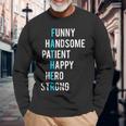 Original Fathers Day Father Acronym Best Dad 1 Long Sleeve T-Shirt T-Shirt Gifts for Old Men