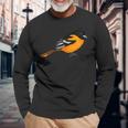 Oriole Bird Birdlover Birdwatcher Ornithologist Biologist Long Sleeve T-Shirt Gifts for Old Men