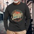 Papa Man Myth Legend Birthday Fathers Day V2 Long Sleeve T-Shirt Gifts for Old Men
