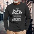 Papa Motard Carrrement Plus Cool Long Sleeve T-Shirt Geschenke für alte Männer
