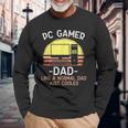Pc Gamer Dad Like A Normal Dad Just Cooler Gamer Long Sleeve T-Shirt Gifts for Old Men