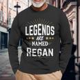 Personalisiertes Legends Are Named Regan Langarmshirts, Stilvolles Design für Regan Geschenke für alte Männer