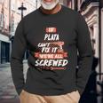 Plata Name Plata Name Crest Long Sleeve T-Shirt Gifts for Old Men