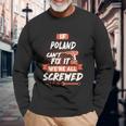Poland Name Poland Name Crest Long Sleeve T-Shirt Gifts for Old Men