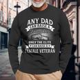 Proud Female Veteran Dad Quote For Military Men Men Women Long Sleeve T-shirt Graphic Print Unisex Gifts for Old Men