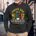 Proud Hbcu Dad Of A Hbcu Graduate Class Of 2023 Long Sleeve T-Shirt T-Shirt Gifts for Old Men