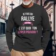Rallye Superkraft Langarmshirts, Witziges Outfit für Heldinnen Geschenke für alte Männer