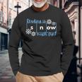 Reading Is Snow Much Fun Science Of Reading Long Sleeve T-Shirt Gifts for Old Men