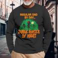 Regular Dad By Day Zombie Hunter By Night Halloween Single Dad Long Sleeve T-Shirt T-Shirt Gifts for Old Men