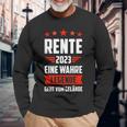 Rentner 2023 Eine Legende Geht In Rente Langarmshirts Geschenke für alte Männer