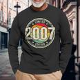 Retro 16 Year Old Vintage 2007 Limited Edition 16Th Birthday Long Sleeve T-Shirt Gifts for Old Men