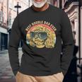 Retro Best Doodle Dad Ever Long Sleeve T-Shirt Gifts for Old Men