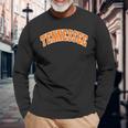 Retro Vintage Tennessee State Souvenir Of Oklahoma Long Sleeve T-Shirt Gifts for Old Men