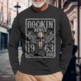 Rockin Since 1963 59 Years Old 59Th Birthday Classic Long Sleeve T-Shirt T-Shirt Gifts for Old Men