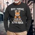 Rote Pandas Sind Süß Roter Panda Langarmshirts Geschenke für alte Männer