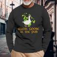 Silliest Goose At The Pub St Patricks Day Long Sleeve T-Shirt T-Shirt Gifts for Old Men