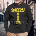 Sneezy Halloween Zwerg-Kostüm Farblich Passend Langarmshirts Geschenke für alte Männer