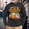 Soon To Be Dad Est 2023 Fathers Day New Dad Vintage Long Sleeve T-Shirt Gifts for Old Men