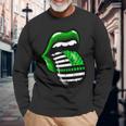 St Patricks Day Irish American Shamrock Flag Paddy Patty Day Long Sleeve T-Shirt T-Shirt Gifts for Old Men