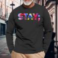 Stay Your Story Is Not Over Suicide Prevention Awareness Long Sleeve T-Shirt T-Shirt Gifts for Old Men