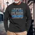 T-Shirt Pompier Fier Papa Dune Sapeur-Pompier Long Sleeve T-Shirt Geschenke für alte Männer