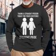 Thank A Straight Person Today For Your Existence Straight Long Sleeve T-Shirt Gifts for Old Men