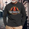 Twin Dad Fathers Day Parenting Shirt For Long Sleeve T-Shirt T-Shirt Gifts for Old Men