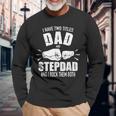 I Have Two Titles Dad And Stepdad And Rock Them Both V3 Long Sleeve T-Shirt Gifts for Old Men
