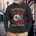 I Have Two Titles Dad And Welder Welding Fusing Metal Father Long Sleeve T-Shirt Gifts for Old Men
