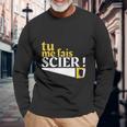 Menuisier Humour Cadeau Long Sleeve T-Shirt Geschenke für alte Männer